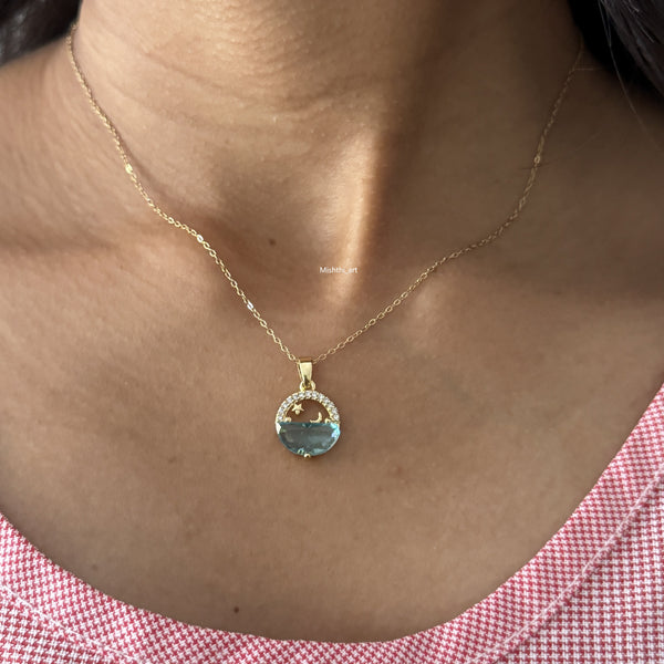 Beach Moon Necklace