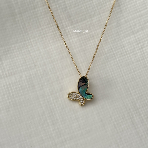 Azure Butterfly Charm