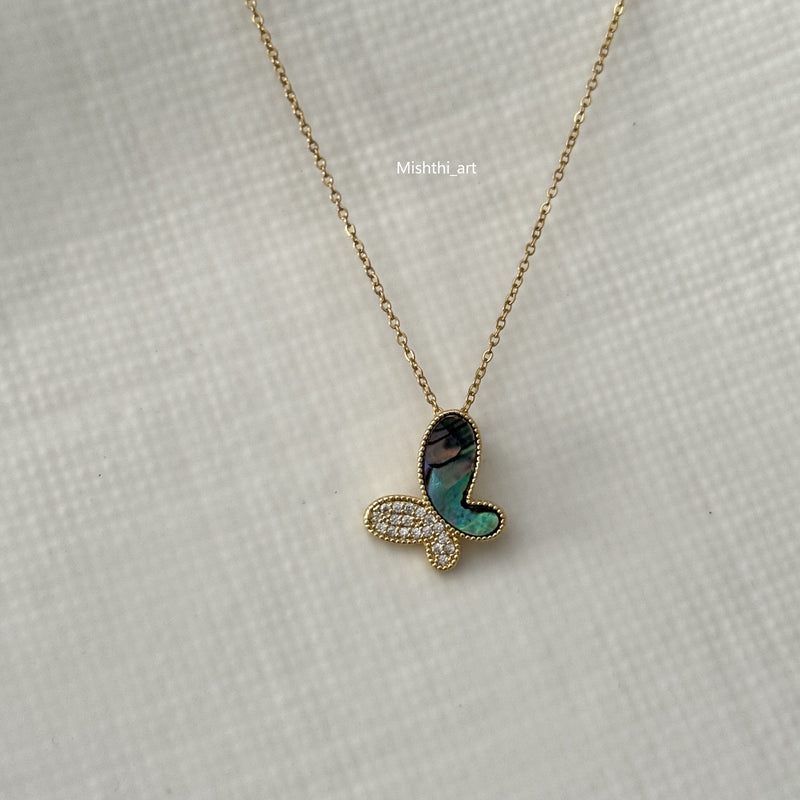 Azure Butterfly Charm