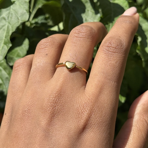 Boho Heart Ring