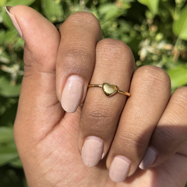 Boho Heart Ring