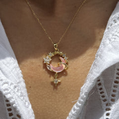 Pink Lust Galaxy Necklace