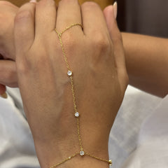 Girl’s Adore Ring Chain Bracelet