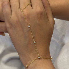 Girl’s Adore Ring Chain Bracelet