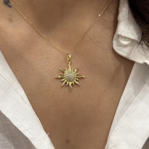 Sunflower Necklace