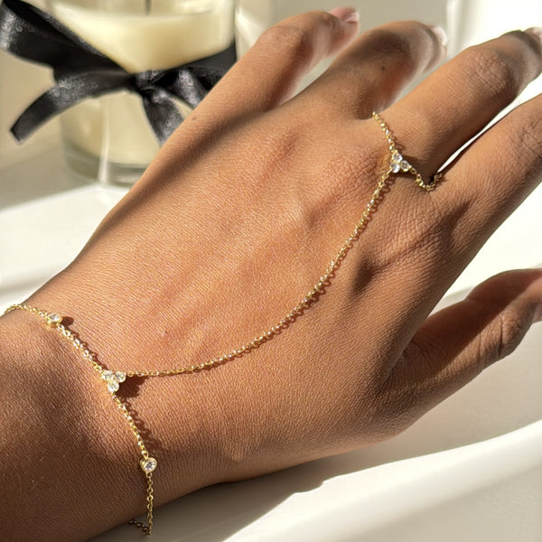 Tall Ring Chain Bracelet