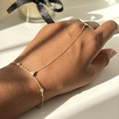 Tall Ring Chain Bracelet