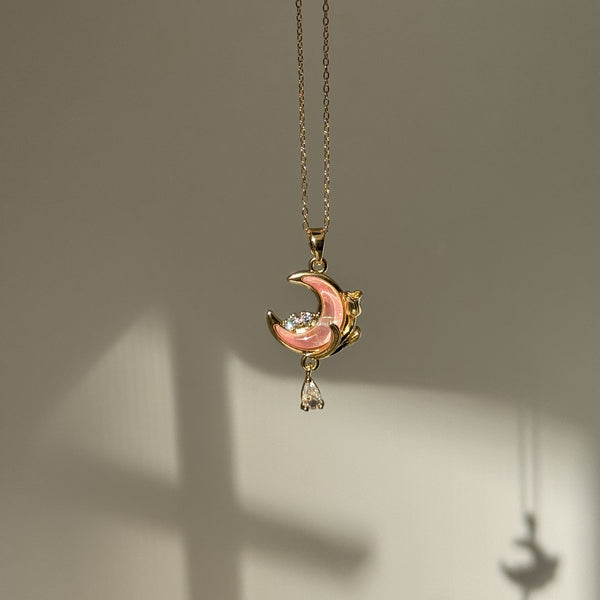 Pink Moon Necklace