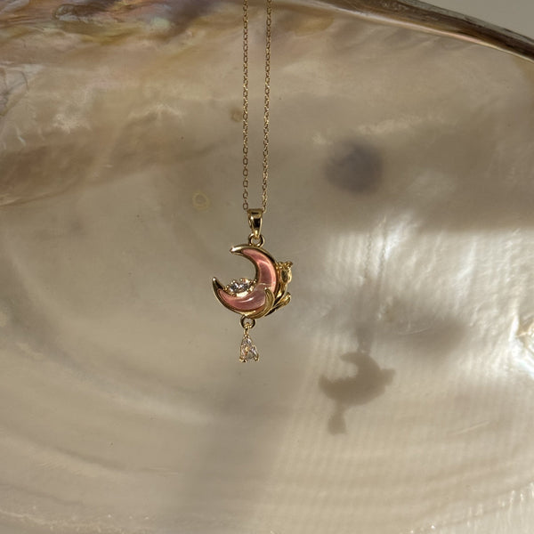 Pink Moon Necklace