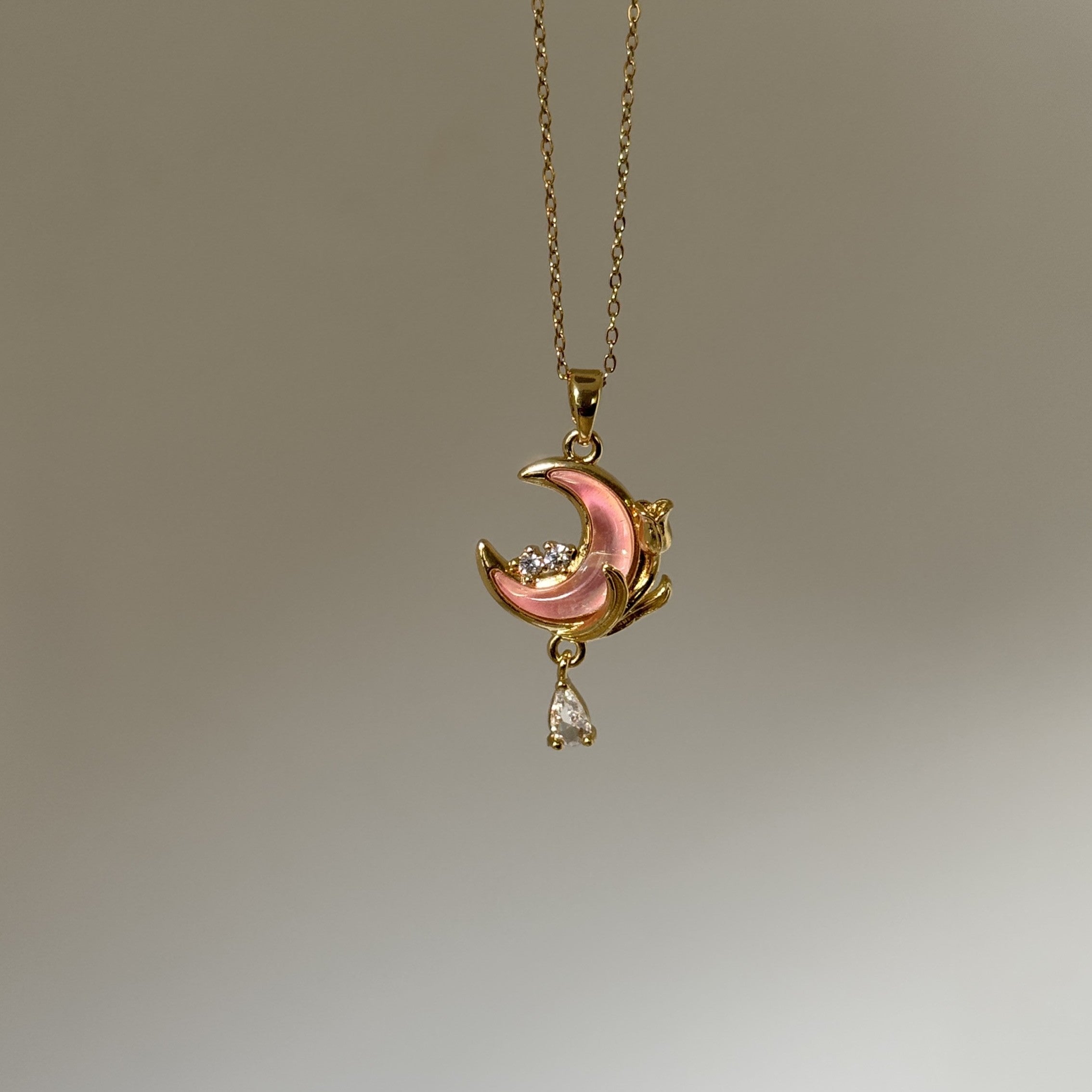 Pink Moon Necklace – Mishthi Art Jewellery
