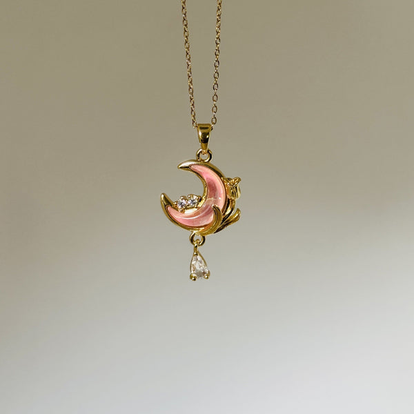 Pink Moon Necklace