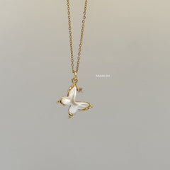 Beach Butterfly Necklace