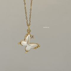 Beach Butterfly Necklace