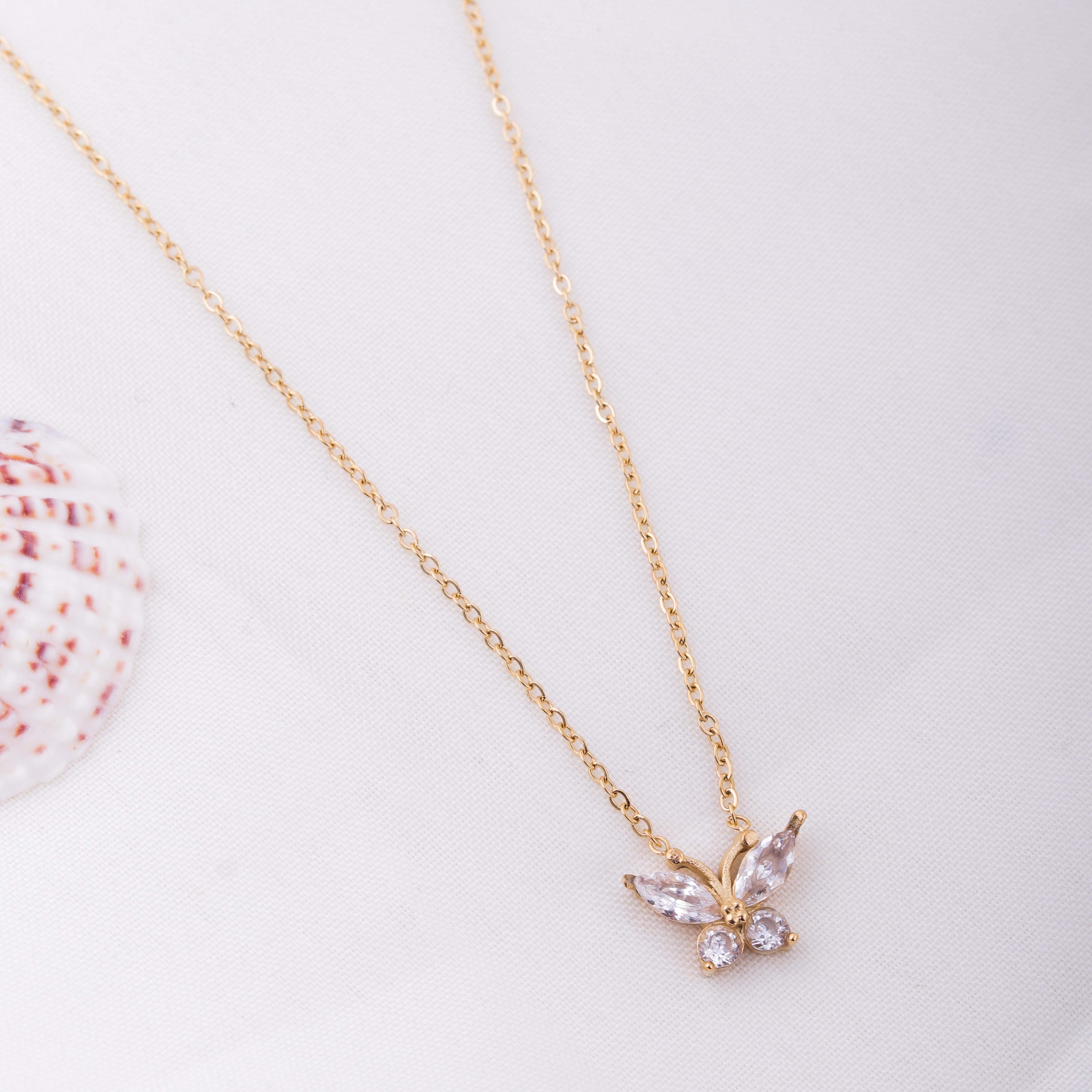 Diona Butterfly Necklace