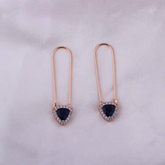 Diamond Embrace Hoops
