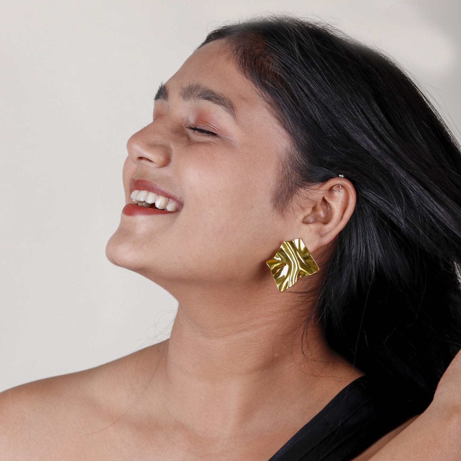 Gold Foil Earrings