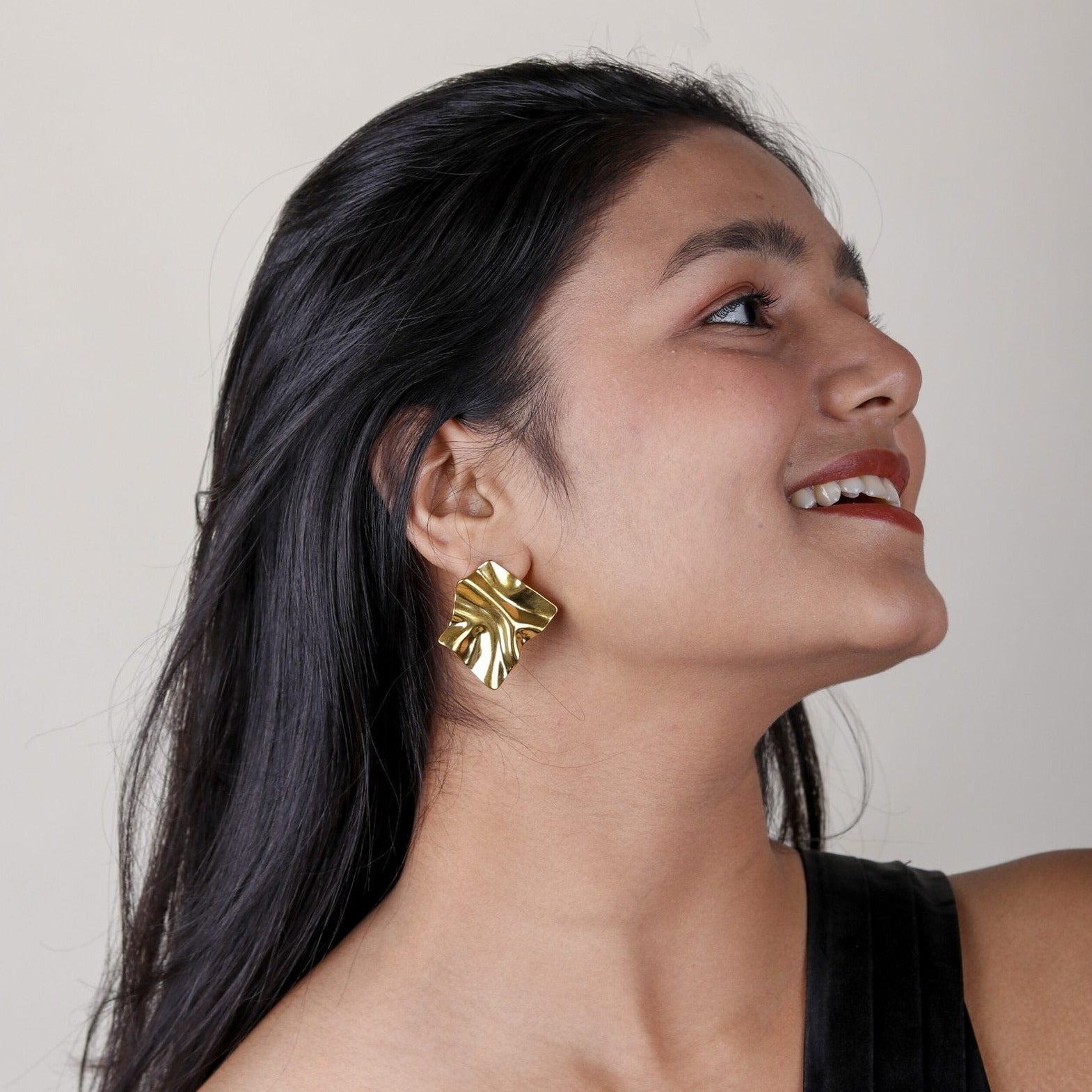 Gold Foil Earrings