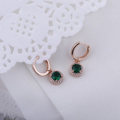 Rosy Drop Hoops