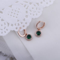 Rosy Drop Hoops