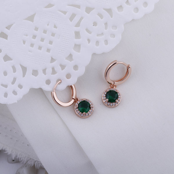 Rosy Drop Hoops
