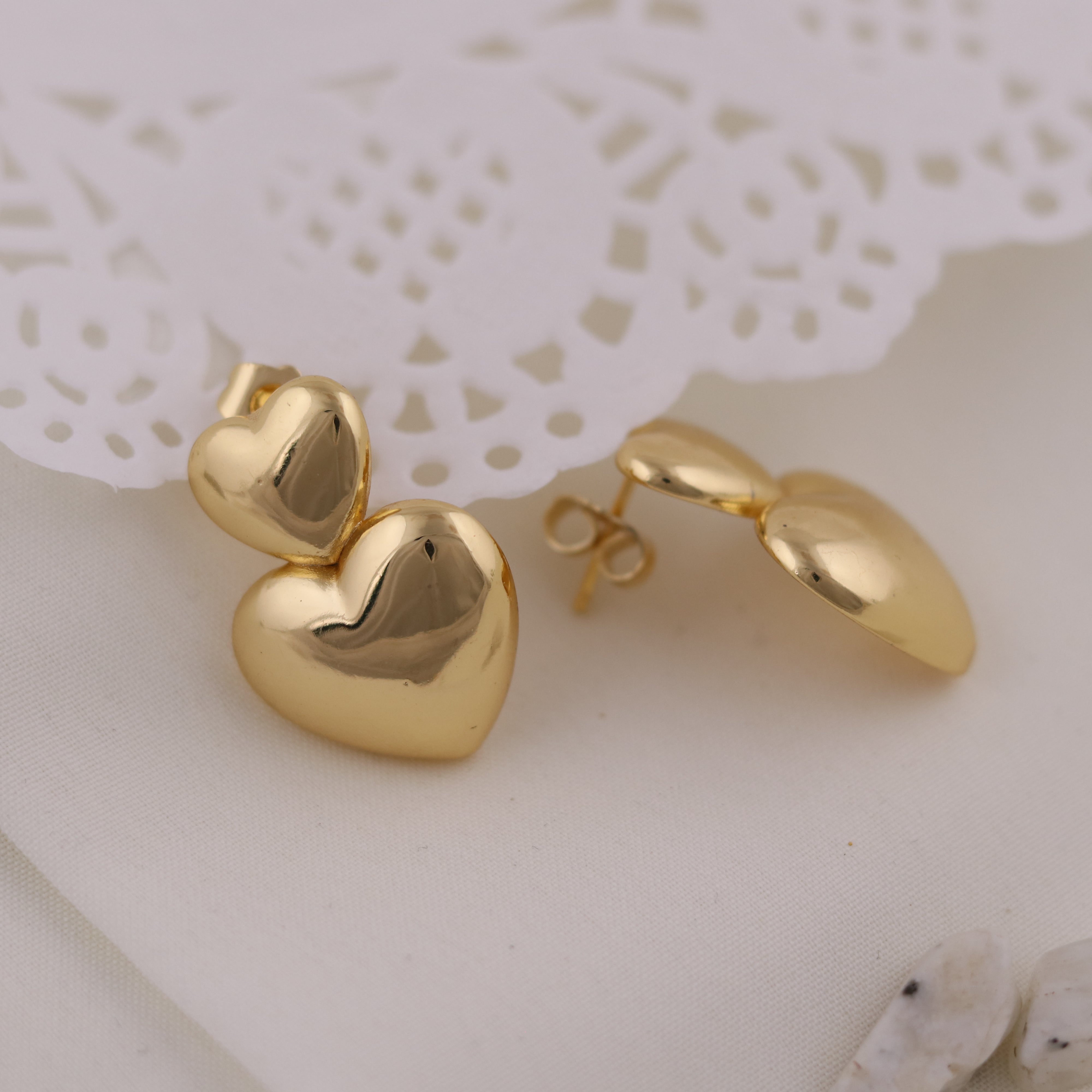 Hazel Heart Earrings