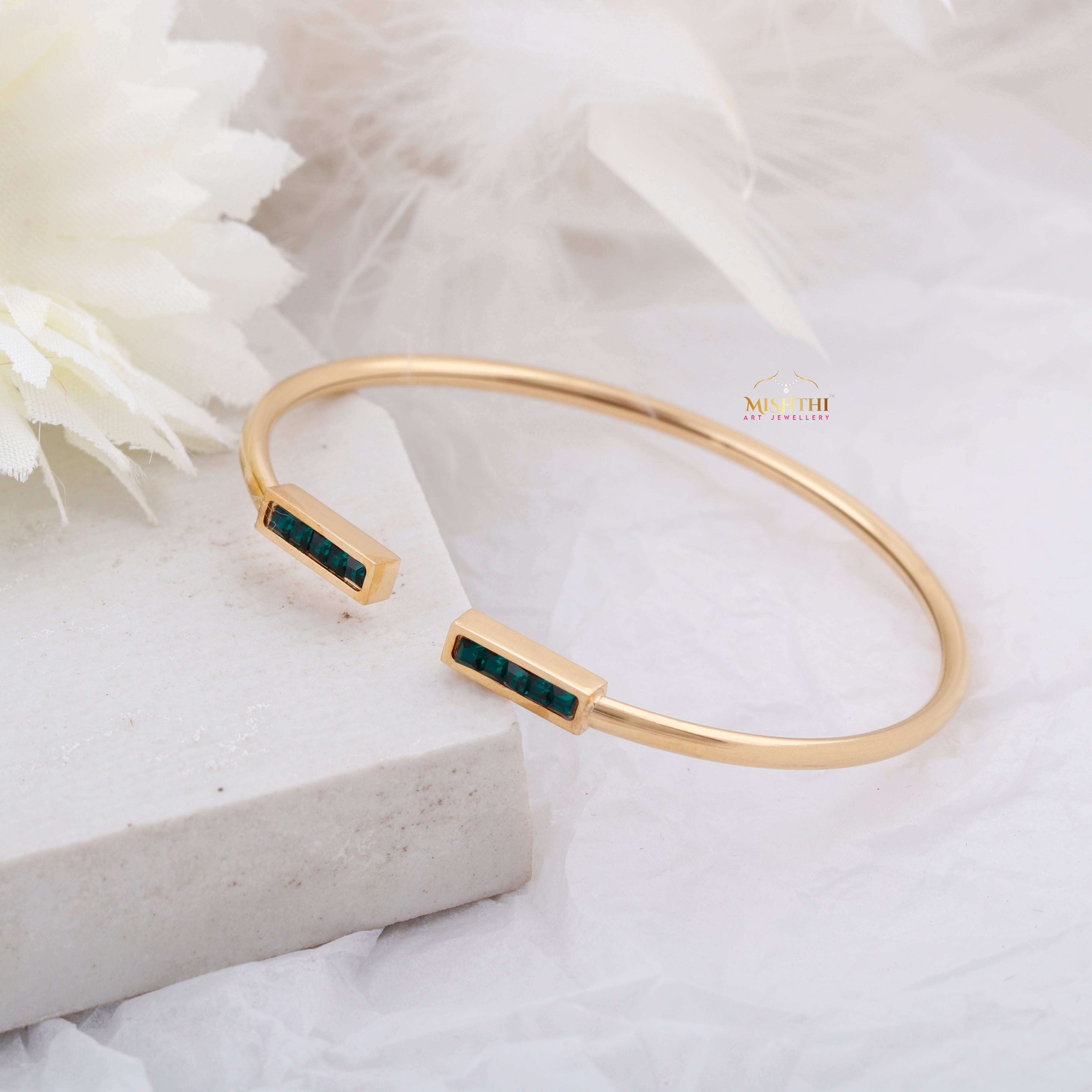 Emerald Tiny Cuff