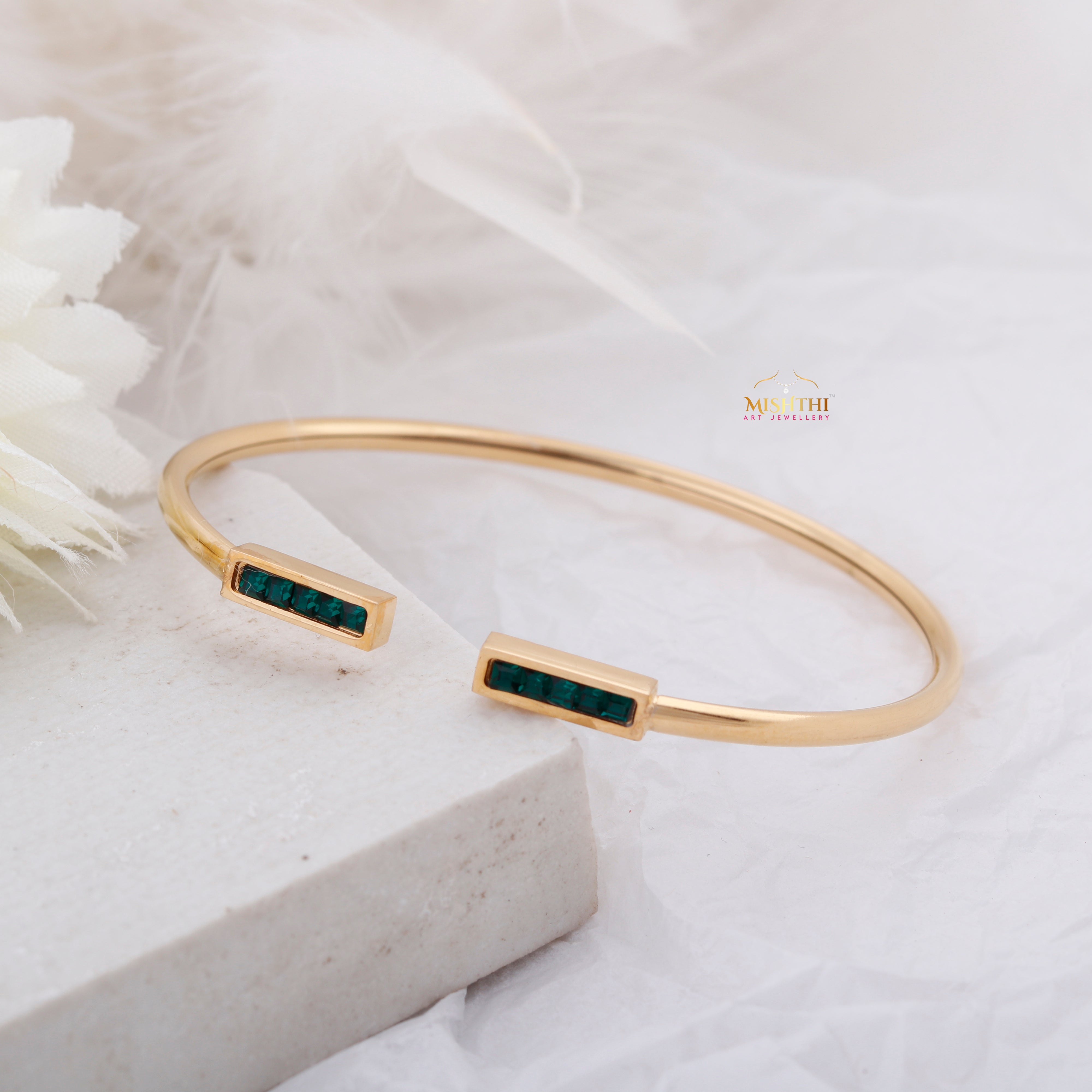 Emerald Tiny Cuff