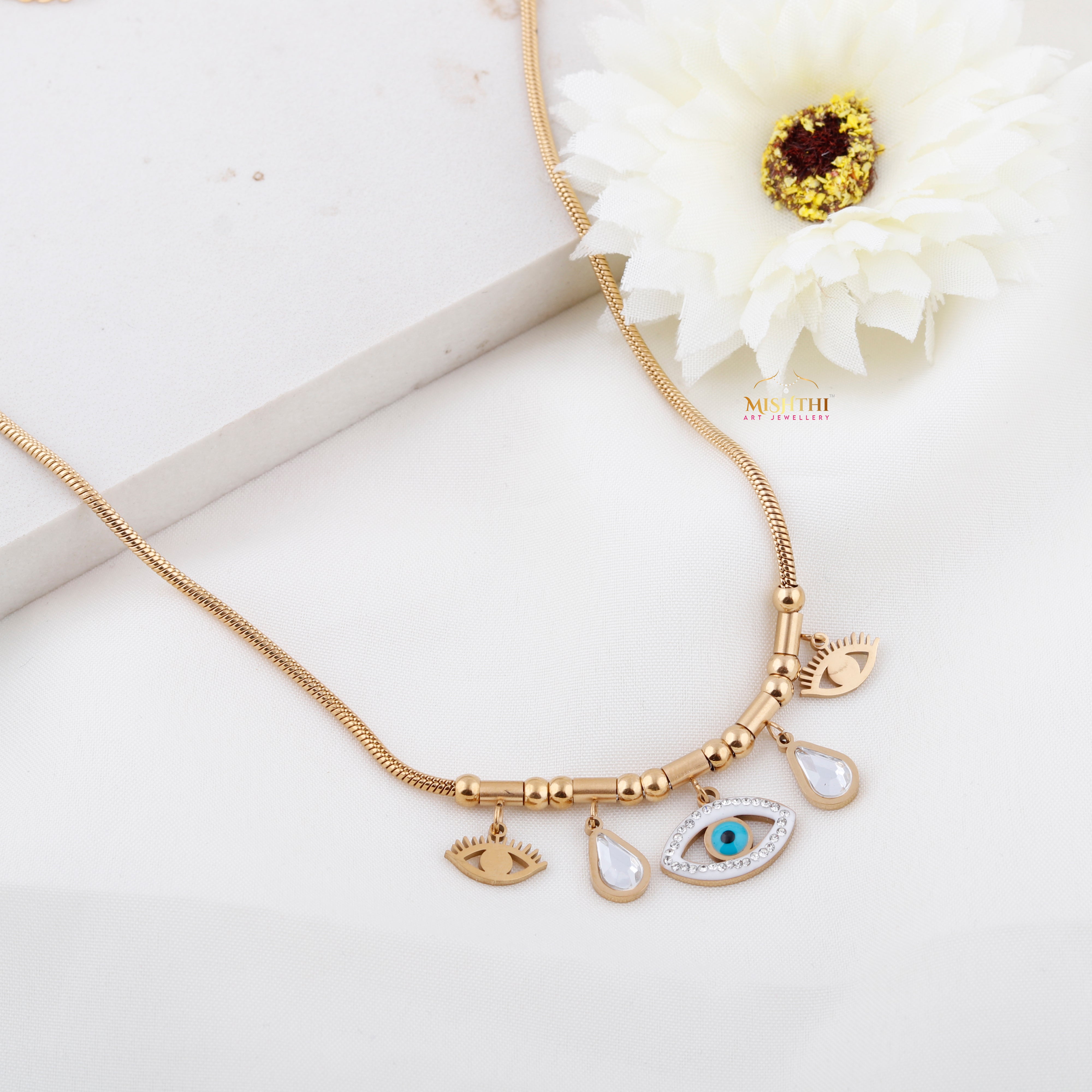 Frape Eye charms Necklace