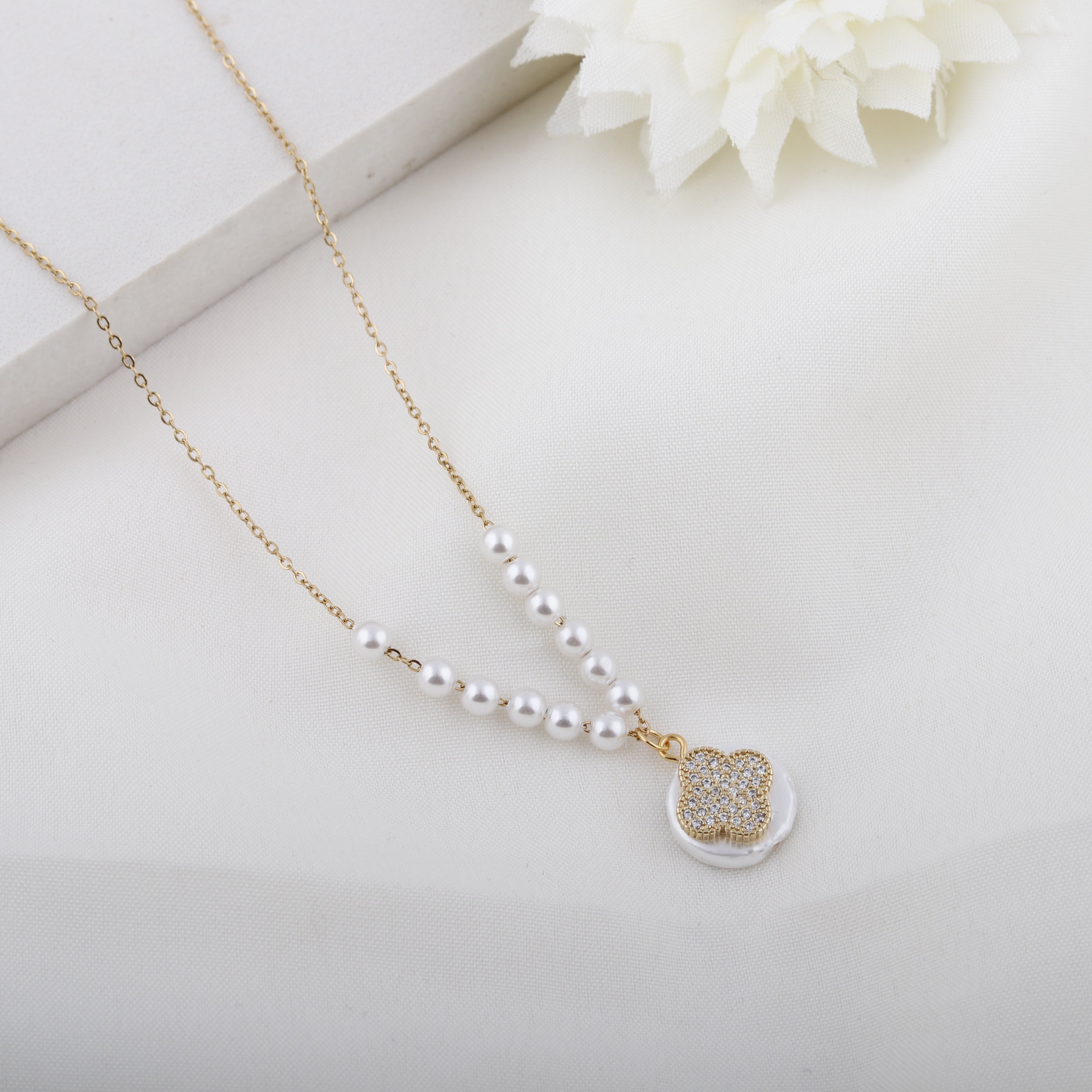 Pearl Clove Necklace