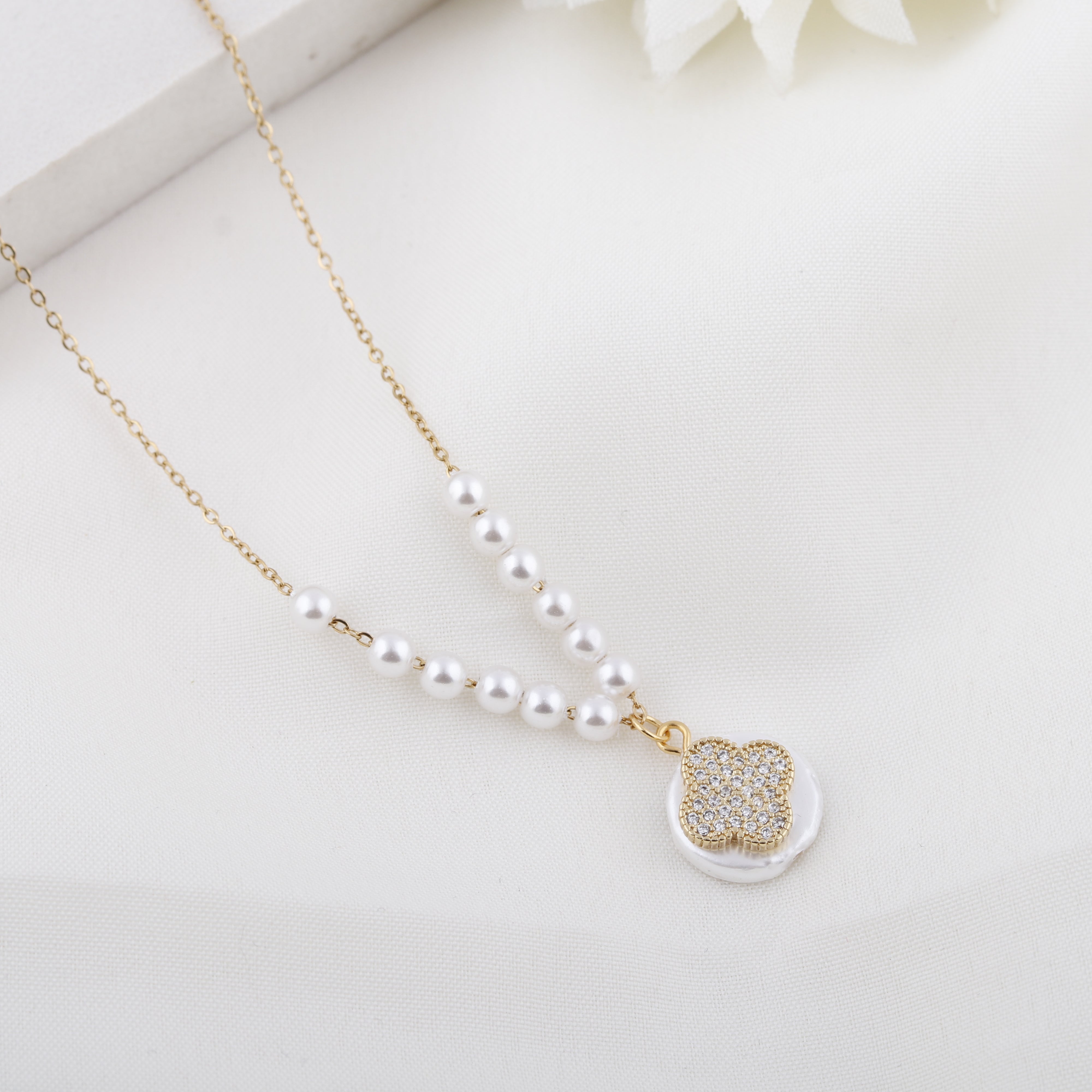 Pearl Clove Necklace