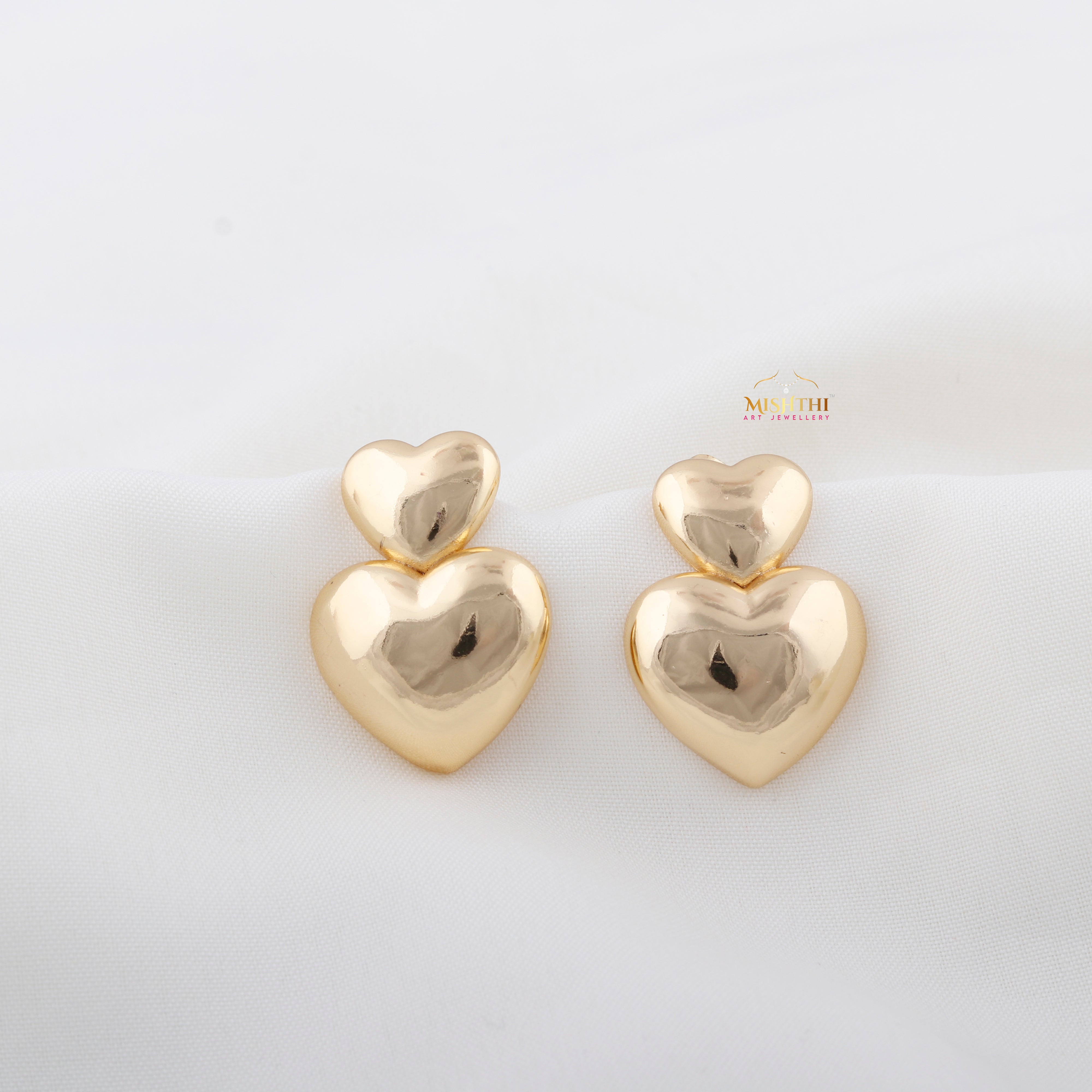 Hazel Heart Earrings