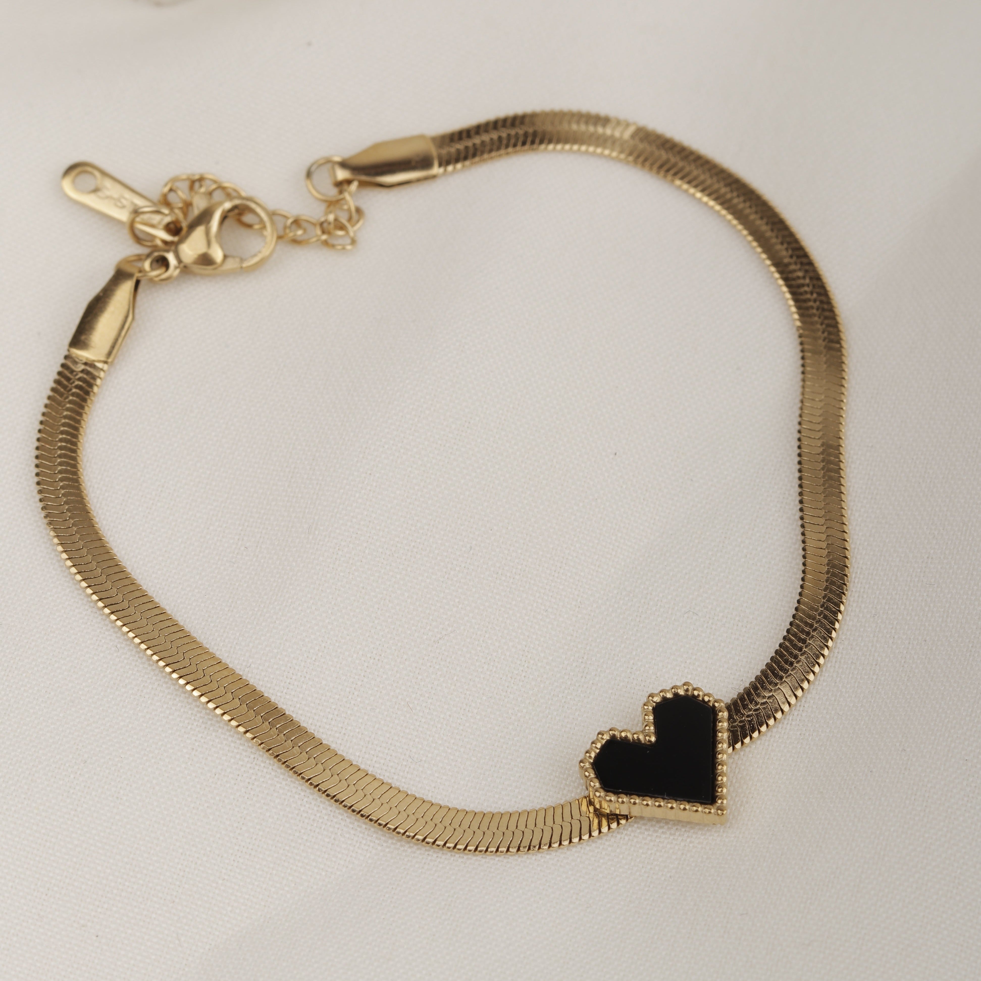 Heart Snake Bracelet