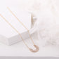 Moon half Necklace