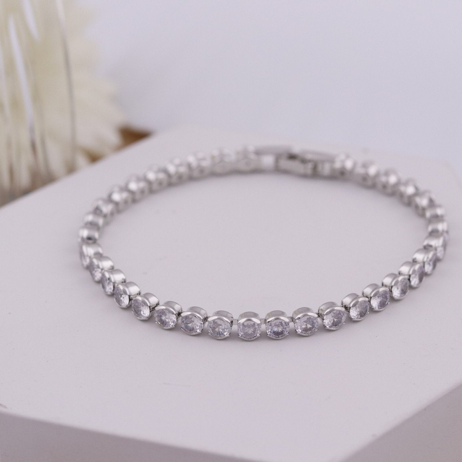 Silver Tennis Bracelet