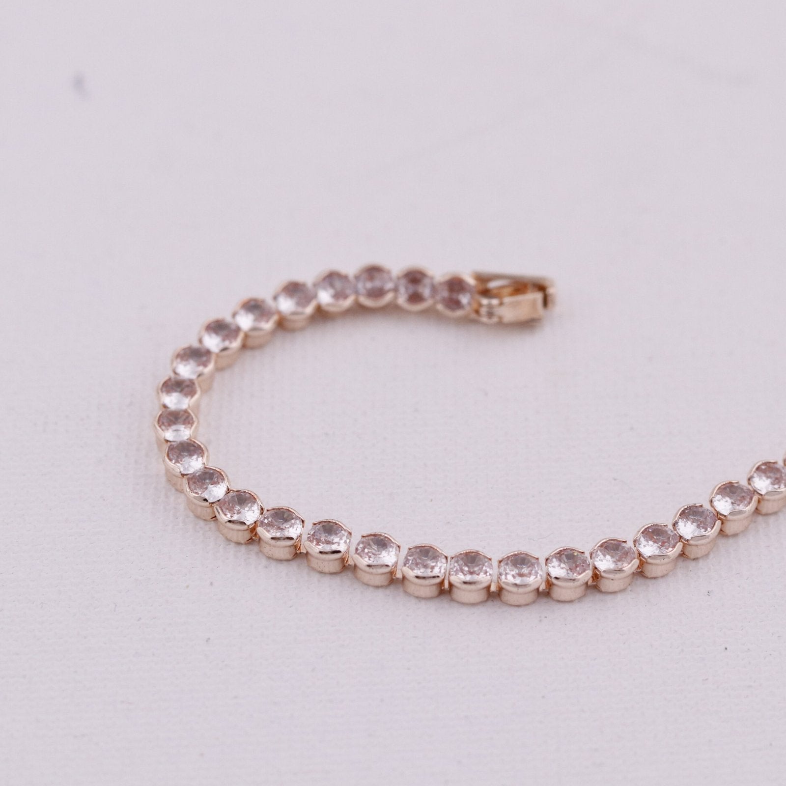 Rose Tennis Bracelet