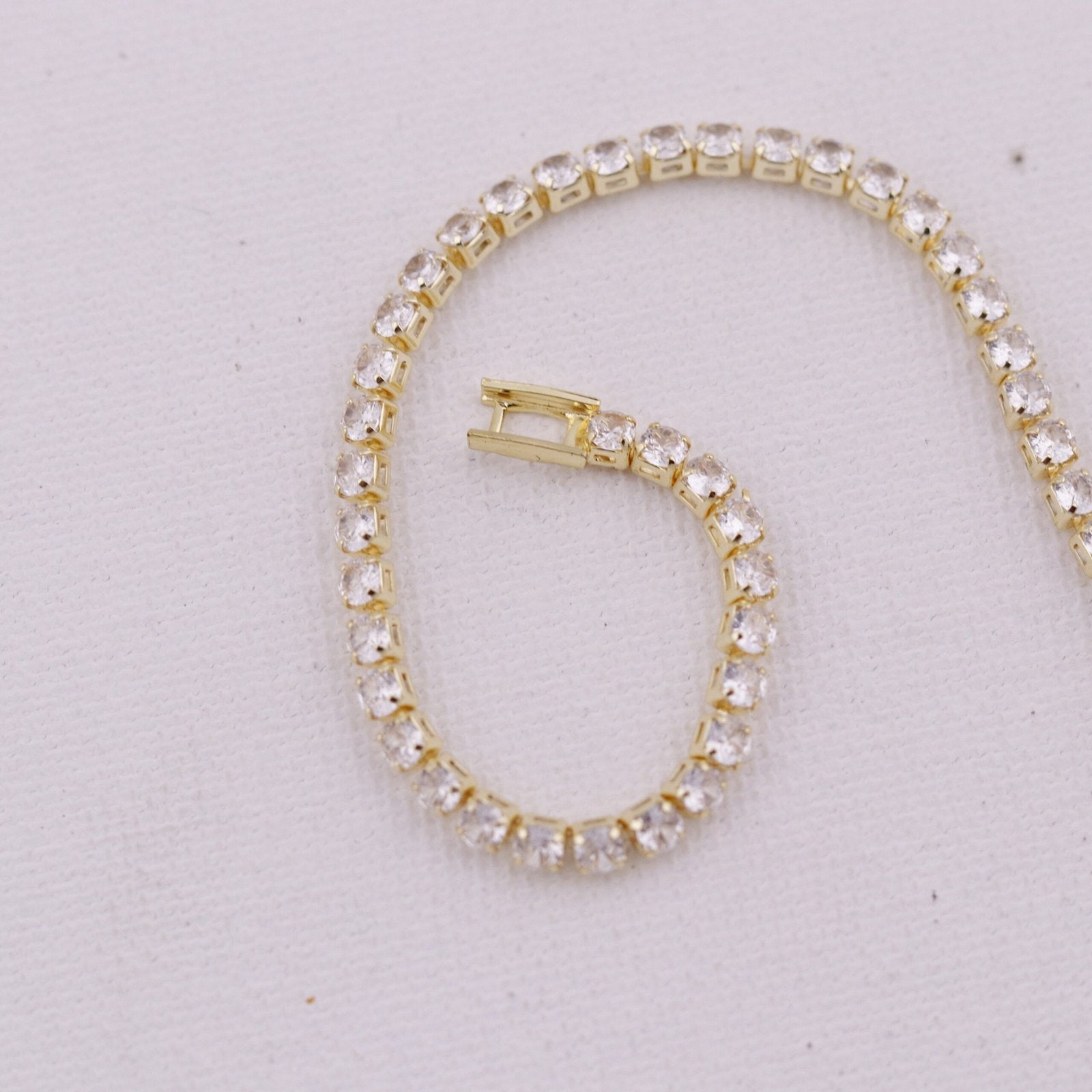 MiniGold Tennis Bracelet