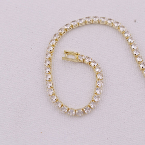 MiniGold Tennis Bracelet