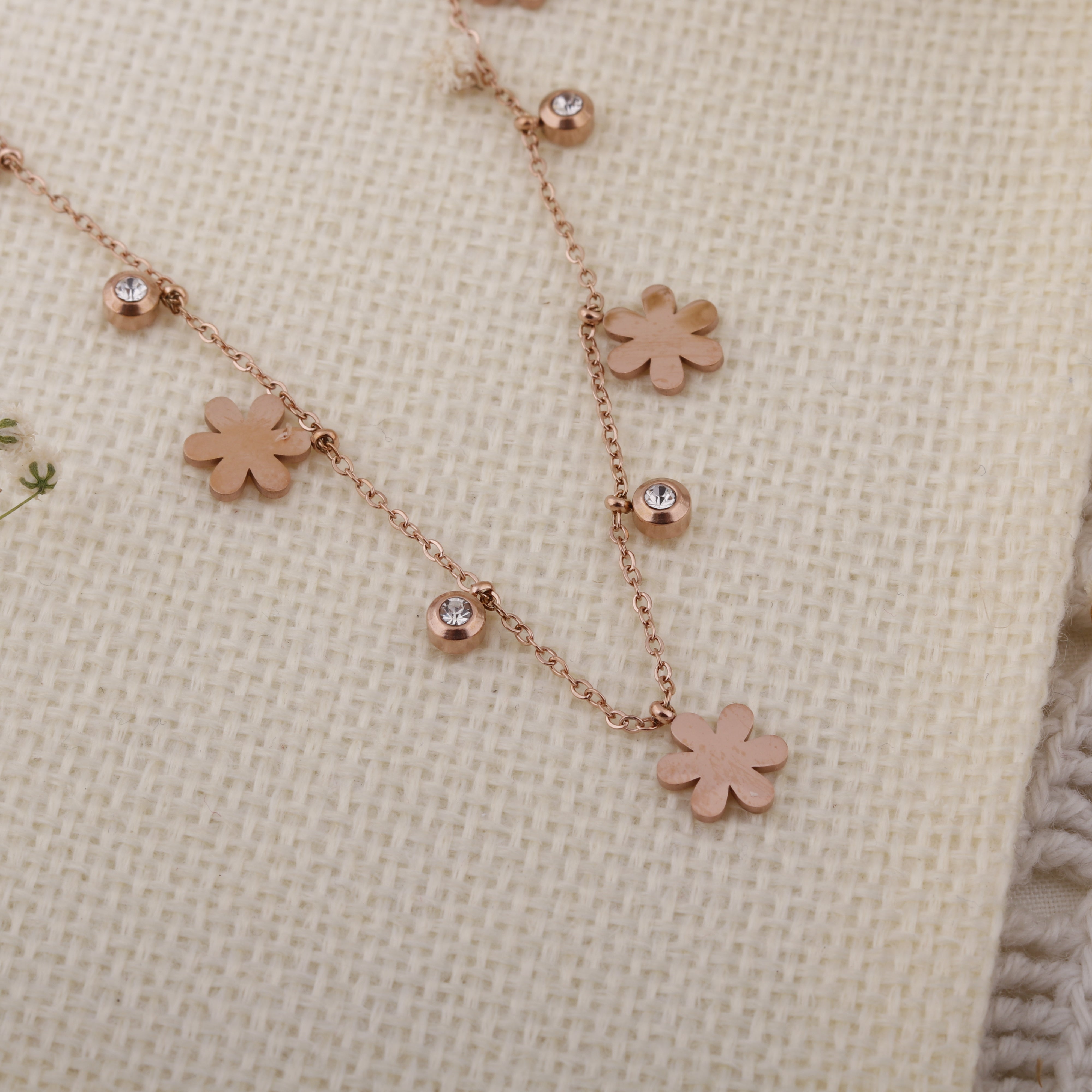 Flower Charms Chain