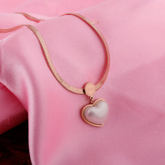 Pearl Heart Chain