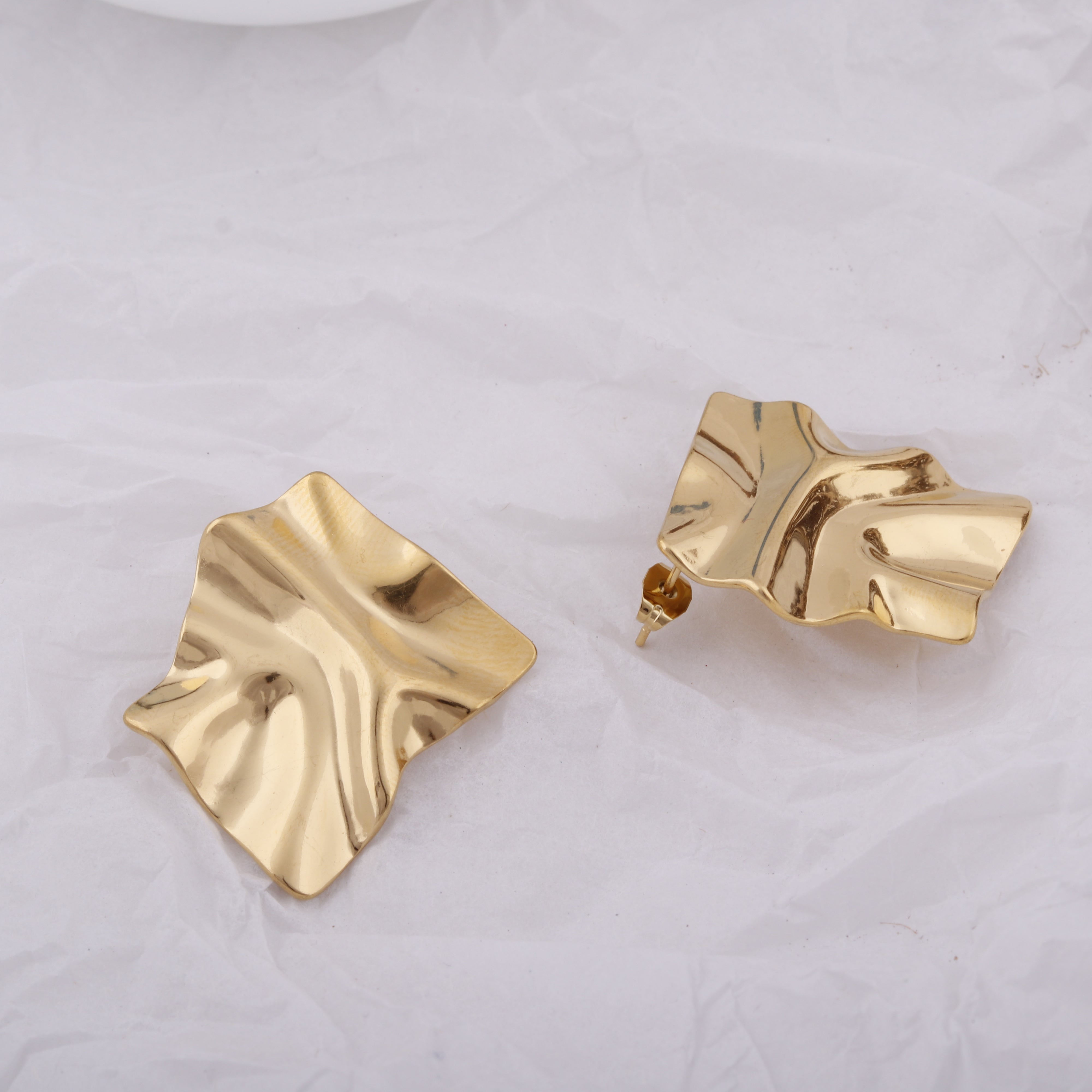 Gold Foil Earrings