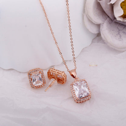 Rectangle Pendent Set