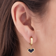 Navel Heart Hoops