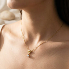 Shimmer Heart Necklace