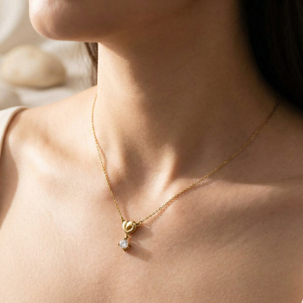 Shimmer Heart Necklace